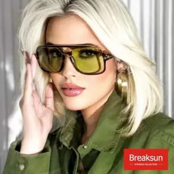Stylish Breaksun Retro Aviator Sunglasses for All