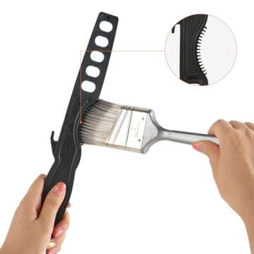 PILOT FISH 11Pcs 4inch Small Paint Roller Kit Paint Roller Brush Set with 4 Brushes and Covers Frame, Tray for Household Painting, Cabinet Wall Paint Rollers