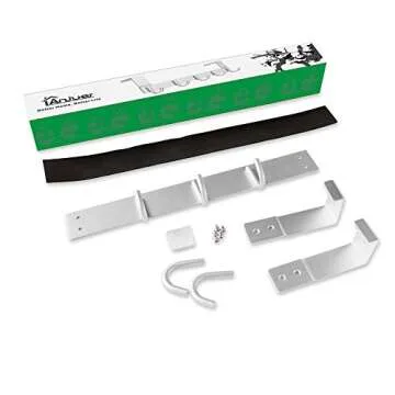 Anjuer Over The Door Hooks Rack - 6 Utility Hooks for Home