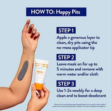 Megababe Happy Pits Mask - Detoxify Your Underarms