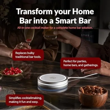 Barsys Smart Coaster 2.0 Portable Cocktail Maker - 1000+ Recipes