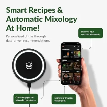 Barsys Smart Coaster 2.0 Portable Cocktail Maker - 1000+ Recipes