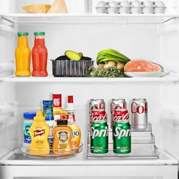 Sorbus Premium 3-Tier Spice Rack Organizer - Acrylic Spice Organization for Cabinet, Multipurpose Shelf - Durable Spice Organizer for Kitchen, Pantry, Room, Office & Countertop - 2 Pack