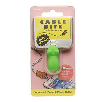 Dreams Cable BITE iPhone Phone Accessory Protects Cable Cord - Frog