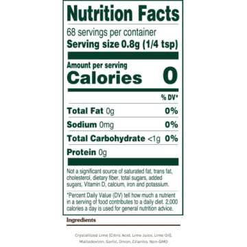 True Lime Lime, Garlic & Cilantro Spice Blend, 1.94 ounces