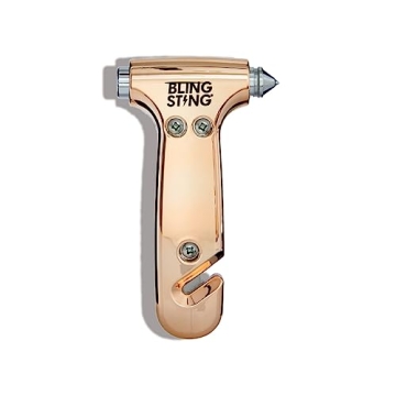 BLINGSTING Safety Hammer - Emergency Automotive Escape Tool with Window Breaker, Seat Belt Cutter & ...