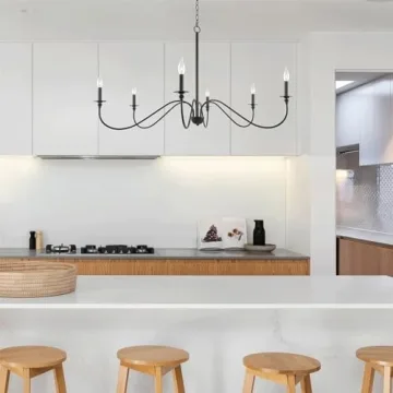 Kira Home Archer 47" 6-Light Modern Chandelier