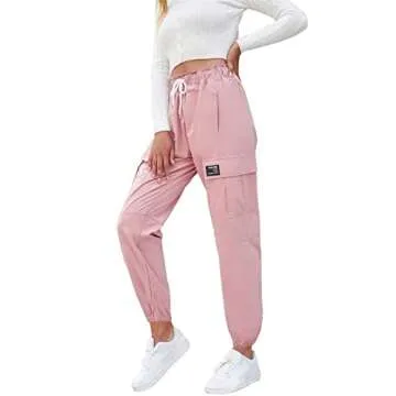 SANGTREE Girls Cargo Pants - Comfortable & Stylish Joggers
