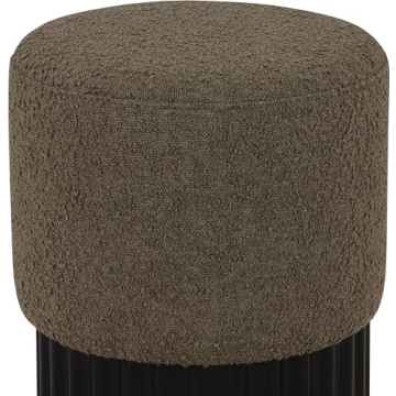 Mid-Century Modern Olive Green Ottoman for Stylish Spaces