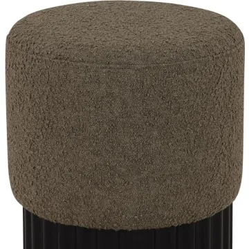 Mid-Century Modern Olive Green Ottoman for Stylish Spaces