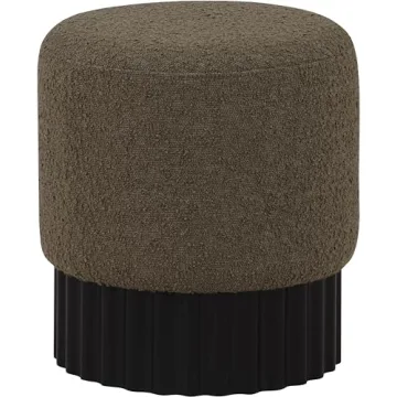 Mid-Century Modern Olive Green Ottoman for Stylish Spaces