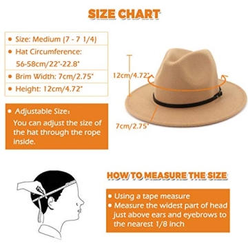 Lisianthus Women Wool Fedora Hat Stylish Comfortable