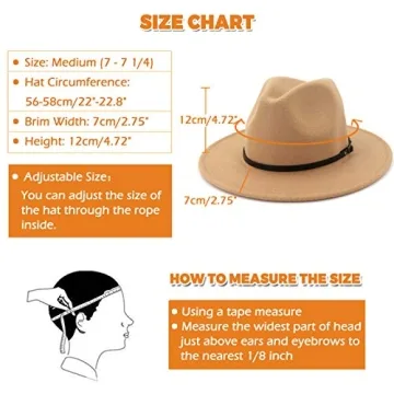 Lisianthus Women Wool Fedora Hat Stylish Comfortable