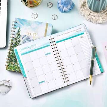 Makapoo Planner 2024-2025 - Academic Planner 2024-2025, Weekly and Monthly Planner 2024-2025, July 2...