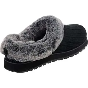 Skechers BOBS Women's Keepsakes Ice Angel Slipper Wine Color