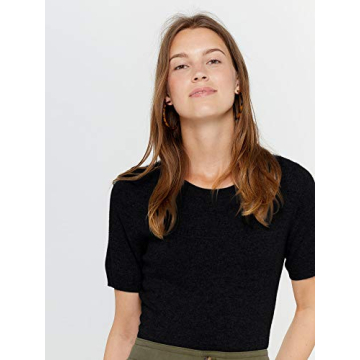 State Cashmere Women's Short Sleeve Cashmere Sweater