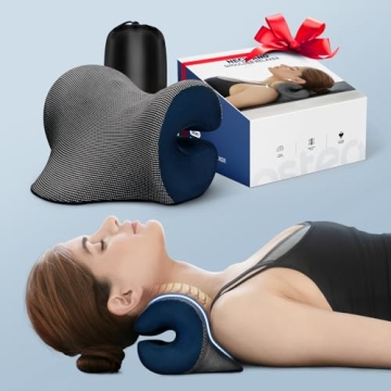 Neck Stretcher with Magnetic Therapy Cover - 2 Modes for Cervical Pain Relief