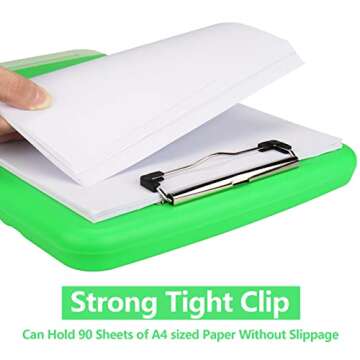 Waterproof Clipboard with Storage - Ideal for Nurses & Students