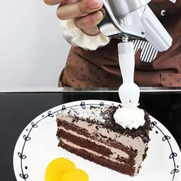 Sivaphe Aluminum 500ML Whipped Cream Dispenser for Gourmet Desserts
