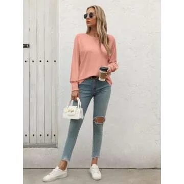 Trendy ATHMILE Scoop Neck Tops for Women