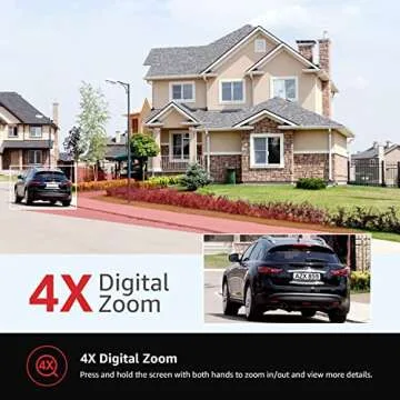 BOAVISION Security Camera Outdoor, Wireless WiFi IP Camera Home Security System 360° View,Motion De...