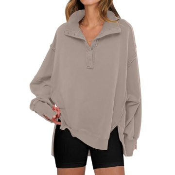 ANRABESS Women’s Casual Oversized Sweatshirt - Luxurious Comfort & Style