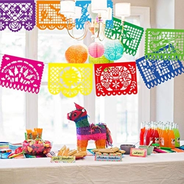 Vibrant 18 Feet Long Mexican Party Banner - DomeStar Decor