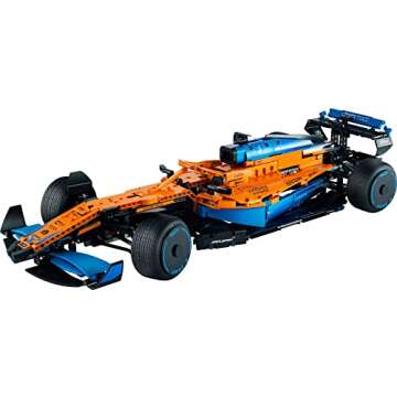 LEGO 42141 Technic McLaren Formula 1 2022 Replica Race Car Model Building Kit, F1 Motor Sport Set Bi...