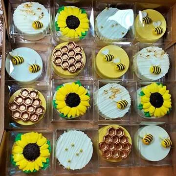 Romantic Baking Clear Bakery Boxes for Cookies & Gifts