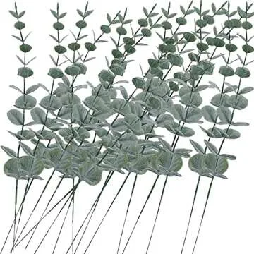 Onetoy 36pcs Eucalyptus Stems for Weddings and Decor