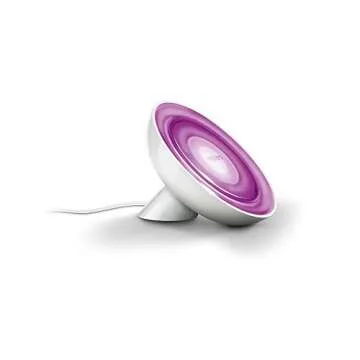 Philips Hue Bloom Dimmable LED Smart Table Lamp (Requires Hue Hub, Works with Amazon Alexa, Apple HomeKit and Google Assistant), White and Lavendar