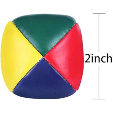 6 Packs Juggling Balls Set for Beginners - Mini Durable Juggle Ball Kit