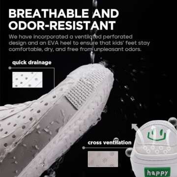 HAPPY NOCNOC Lightweight Slip On Sneaker for Kids