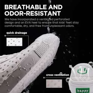 HAPPY NOCNOC Lightweight Slip On Sneaker for Kids