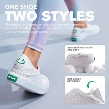 HAPPY NOCNOC Lightweight Slip On Sneaker for Kids