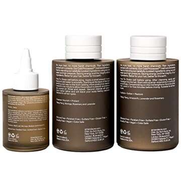 Act+Acre Cold Processed Hair Care Set Essentials Bundle with Nourishing Sulfate Free Shampoo, Moistu...