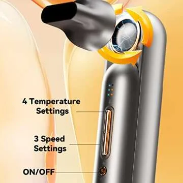 KELOPA Hair Dryer with Magnetic Attachments and Aromatherapy