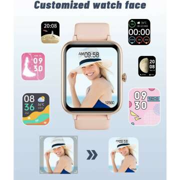 GRV Smart Watch - Waterproof Fitness Tracker for All