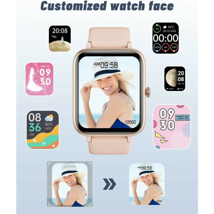 GRV Smart Watch - Waterproof Fitness Tracker for All