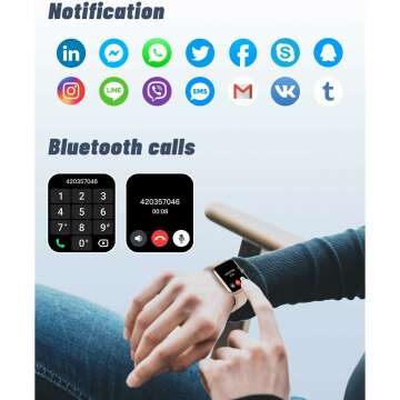 GRV Smart Watch - Waterproof Fitness Tracker for All