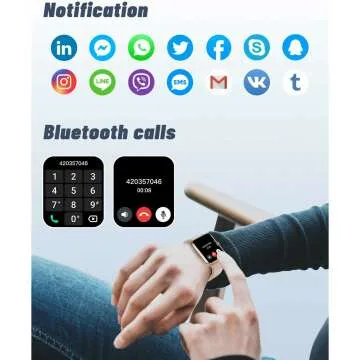 GRV Smart Watch - Waterproof Fitness Tracker for All