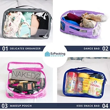Compact Clear Travel Packing Cube for Organizing Essentials