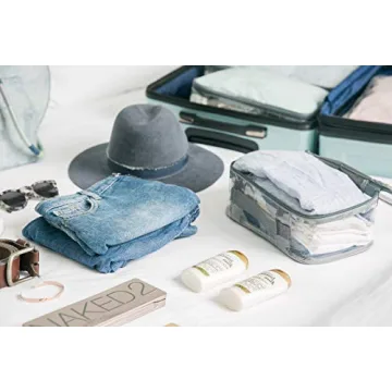 Compact Clear Travel Packing Cube for Organizing Essentials