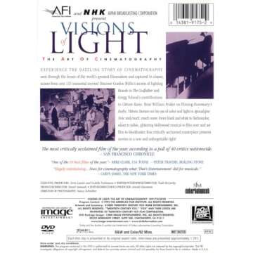 Visions of Light: The Art of Cinematography [DVD] - A Masterclass in Film Technique