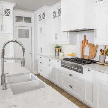 Nuvo Titanium Infusion Cabinet Makeover Kit - Easy DIY 7-Piece Set, Brilliant White, Long-Lasting Finish