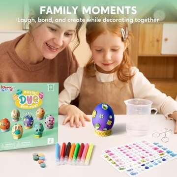 Klever Easter Egg Decorating Kit for Kids' Fun