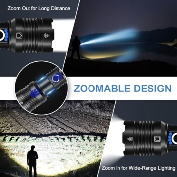 KEPEAK 990,000 Lumens Rechargeable Flashlight for All