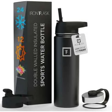 IRON °FLASK 40 Oz Hiking Bottle - Hydration Power