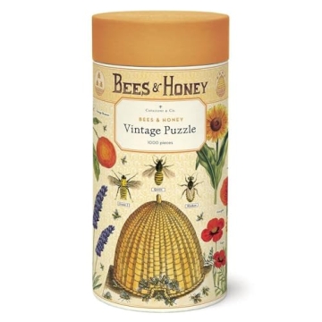 Cavallini Bees & Honey 1,000 Piece Puzzle - Beautiful & Fun