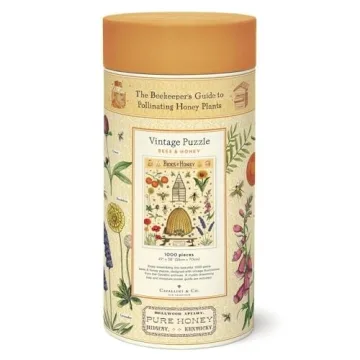 Cavallini Bees & Honey 1,000 Piece Puzzle - Beautiful & Fun